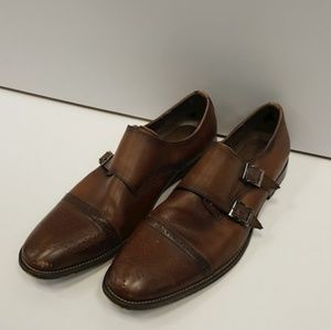 Asher Green Monk Strap Dress Shoes